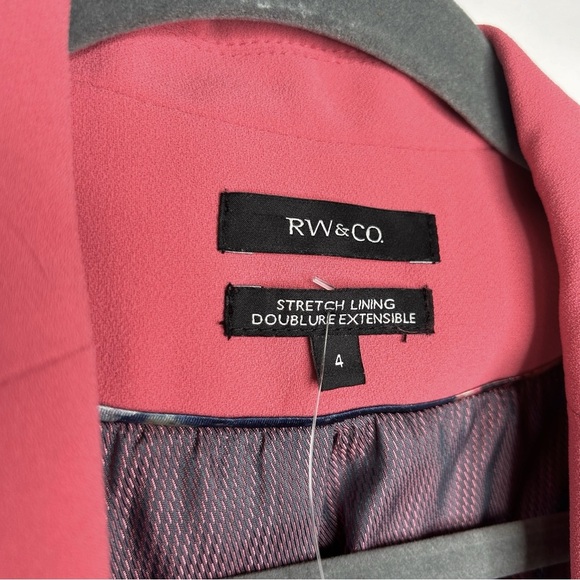 RW&Co Blazer Stretch Lining 4 - Picture 5 of 11